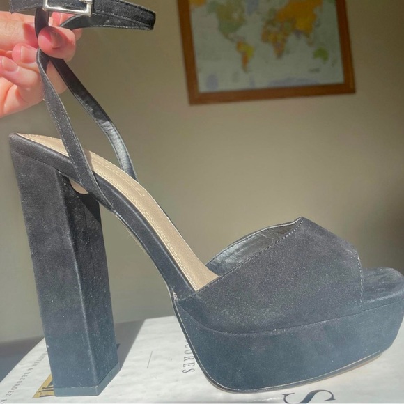 ASOS Platform ankle strap heels - Picture 2 of 5